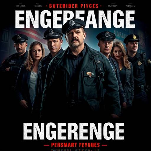 Affiche de la série policière 'Engrenages'
