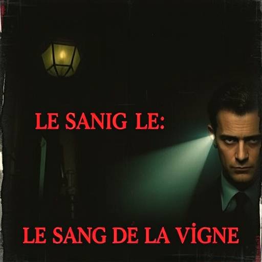 Affiche de la série policière 'Le Sang de la Vigne'